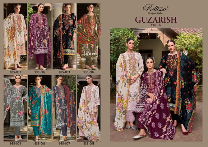 Guzarish Vol 13 By Belliza Digital Printed Cotton Dress Material Wholesale Shop In Surat